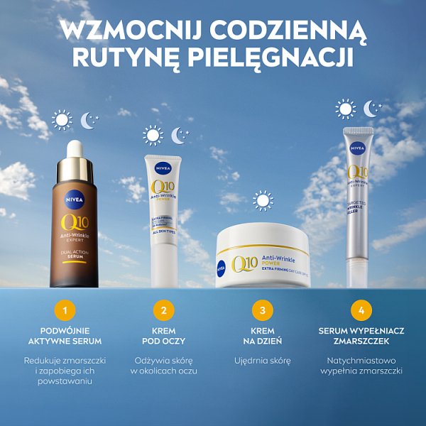 Nivea Q10 Ekstra ujędrniający krem na dzień SPF 15 50ml
