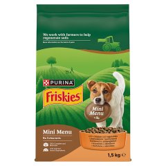 Friskies Mini Menu Karma dla dorosłych małych psów z kurczakiem i warzywami 1,5 kg