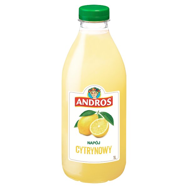 Napój ngaz Andros cytryna + 0,50 zł kaucji 
