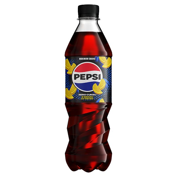 Napój gaz Pepsi zero cukru smak cytryny 500ml + kaucja 0,50 zł 
