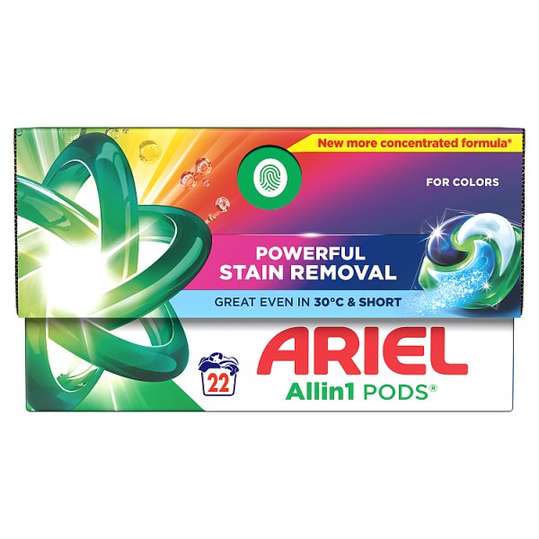 Ariel Allin1 PODS Kapsułki Do Prania Do Kolorowych Tkanin, 22 Prań