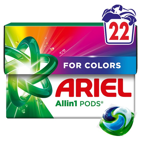 Ariel Allin1 PODS Kapsułki Do Prania Do Kolorowych Tkanin, 22 Prań