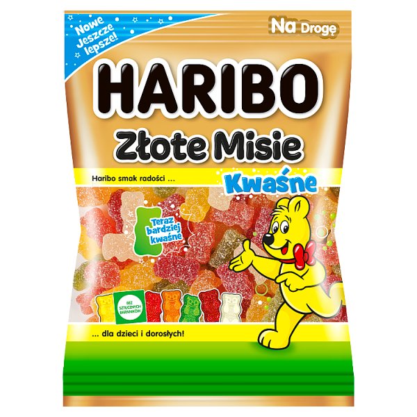 Haribo Złote Misie Żelki o smaku owocowym kwaśne 85 g