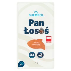 Suempol Pan Łosoś Łosoś atlantycki wędzony na zimno plastrowany 50 g