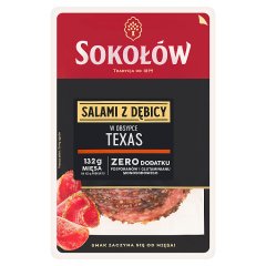 Sokołów Salami z Dębicy w obsypce texas 100 g