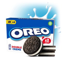 Oreo Double Ciastka kakaowe z nadzieniem o smaku waniliowym 170 g