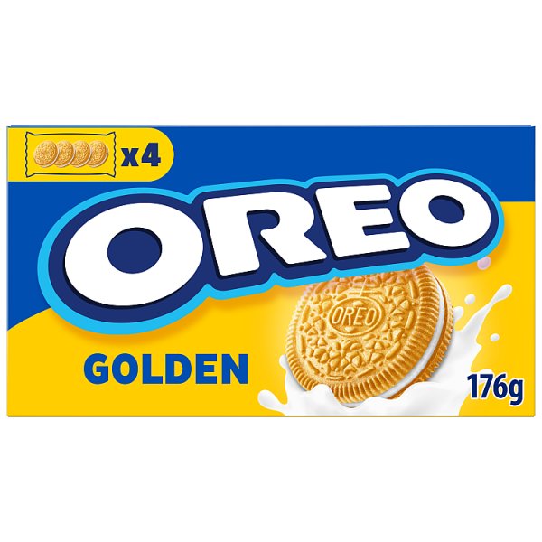 Oreo Golden Ciastka z nadzieniem o smaku waniliowym 176 g