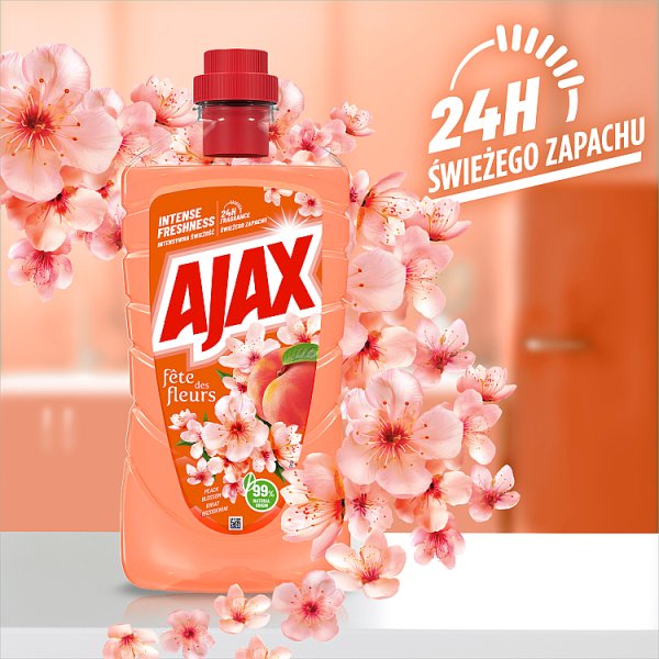 Ajax Fête des Fleurs Kwiat Brzoskwini Płyn uniwersalny 1L