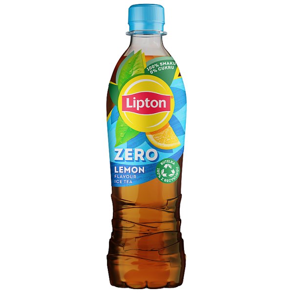 Napój ngaz Lipton Ice Tea zero lemon doliczana jest kaucja 0,50 zł