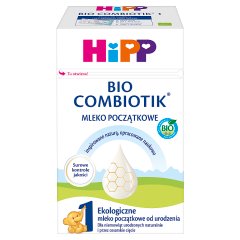 HiPP 1 BIO Combiotik Ekologiczne mleko początkowe dla niemowląt od urodzenia 550 g