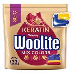 Woolite Keratin Therapy Kapsułki do prania do kolorów 660 g (33 prania)