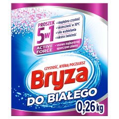 Bryza Active Force 5w1 Proszek do prania do białego 260 g (4 prania)