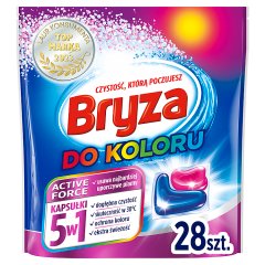 Bryza Active Force 5w1 Kapsułki do prania do koloru 560 g (28 prań)