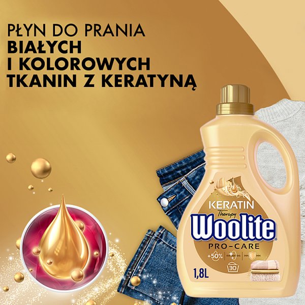 Woolite Keratin Therapy Pro-Care Płyn do prania 1,8 l (30 prań)