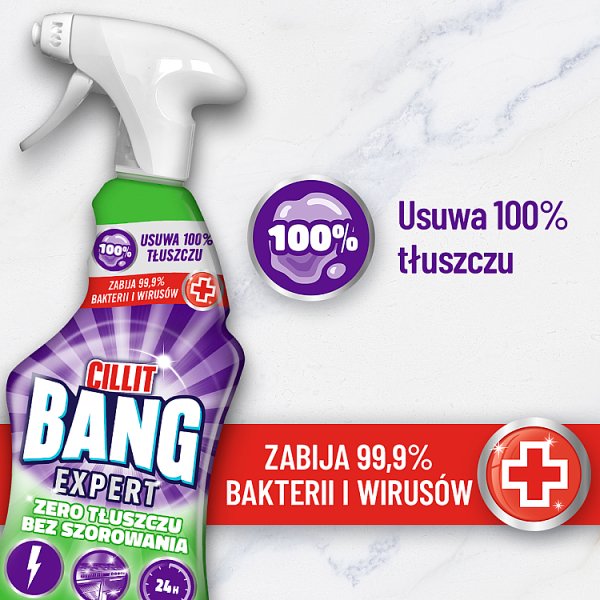 Cillit Bang Expert Spray zero tłuszczu bez szorowania 750 ml