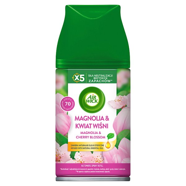 Air Wick Wkład zapachowy magnolia &amp; kwiat wiśni 250 ml