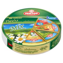 Sertop Tychy Twój... ulubiony Mix Ser topiony 140 g (8 x 17,5 g )