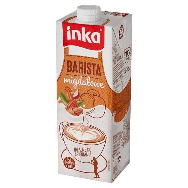 Inka Barista Napój migdałowy z wapniem i witaminami 1 l