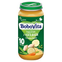 BoboVita Zupa krem z królikiem i kluseczkami po 10 miesiącu 250 g