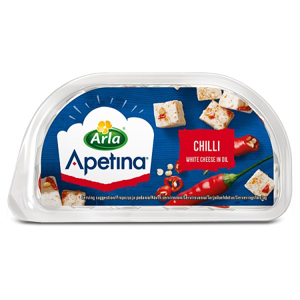 Arla Apetina Ser biały typu śródziemnomorskiego w zalewie olejowej z chili 100 g