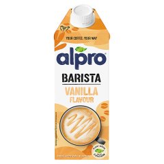 Alpro Barista Napój owsiano-sojowy o smaku waniliowym 750 ml