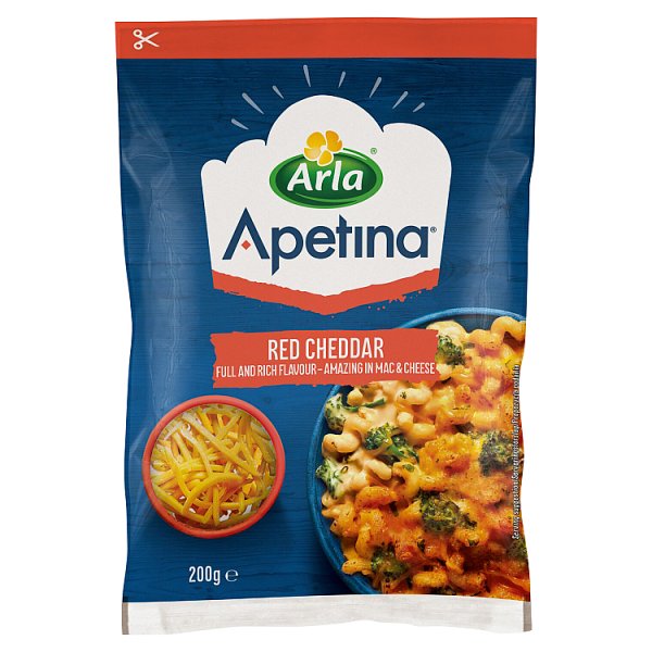 Arla Apetina Ser wiórkowany Red Cheddar 200 g