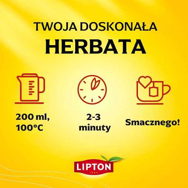 Lipton Yellow Label Herbata czarna 50 g (25 torebek)