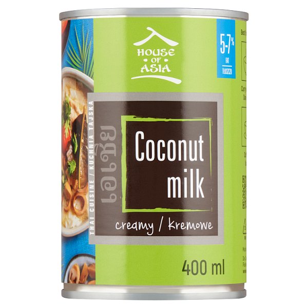 House of Asia Produkt roślinny z kokosa 5-7 % tłuszczu 400 ml