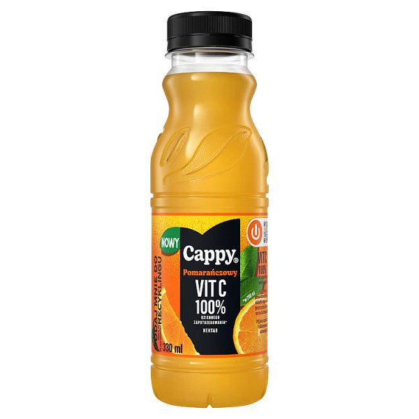 Nektar Cappy pomarańczowy 330ml doliczana jest kaucja 50 gr 