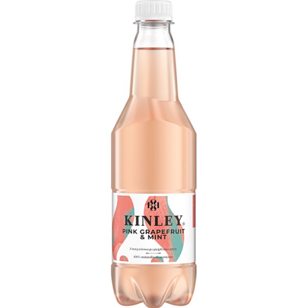 Napój gaz Kinley Pink grapefruit &amp; mint doliczana jest kaucja 0,50 zł. 