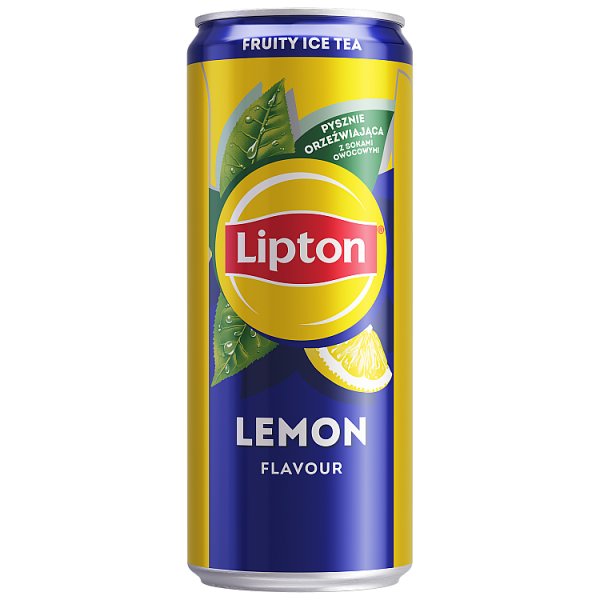 Napój ngaz Lipton Ice Tea lemon puszka doliczana jest kaucja 0,50 zł
