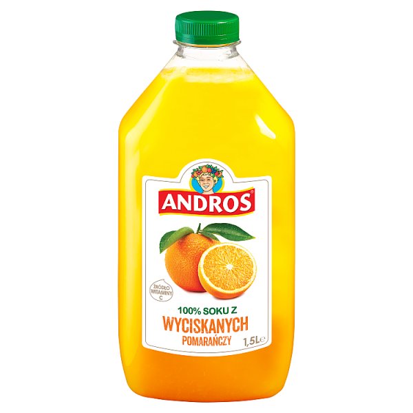 Andros Sok z pomarańczy 1,5 l