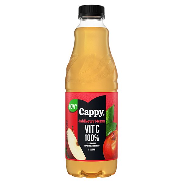 Nektar Cappy 100% jabłko 1l doliczana jest kaucja 50 gr 