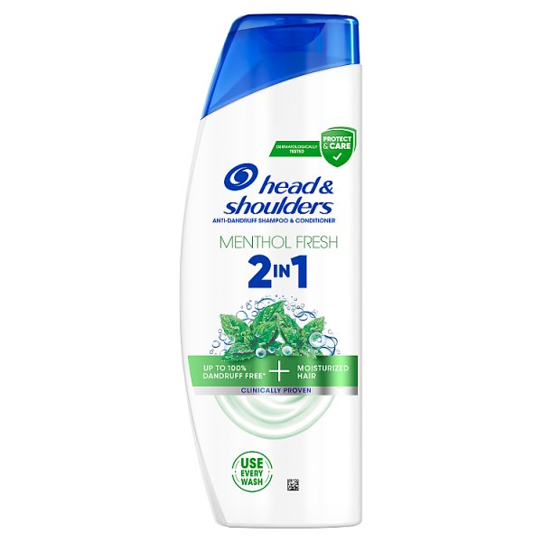 Head &amp; Shoulders Menthol Fresh Szampon Przeciwłupieżowy 2 w 1 330 ml. O Zapachu Mentolu