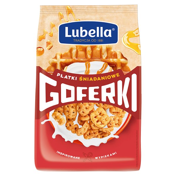 Lubella Płatki śniadaniowe goferki 250 g