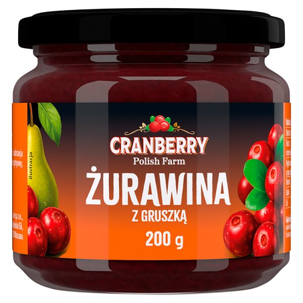 Cranberry Polish Farm Żurawina z gruszką 200 g