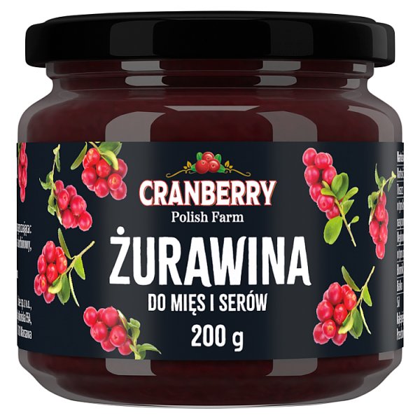 Cranberry Polish Farm Żurawina do mięs i serów 200 g