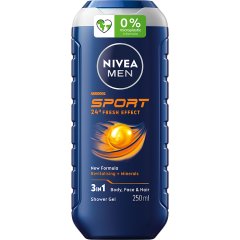 Nivea MEN Sport ŻEL POD Prysznic 3w1 250 ml