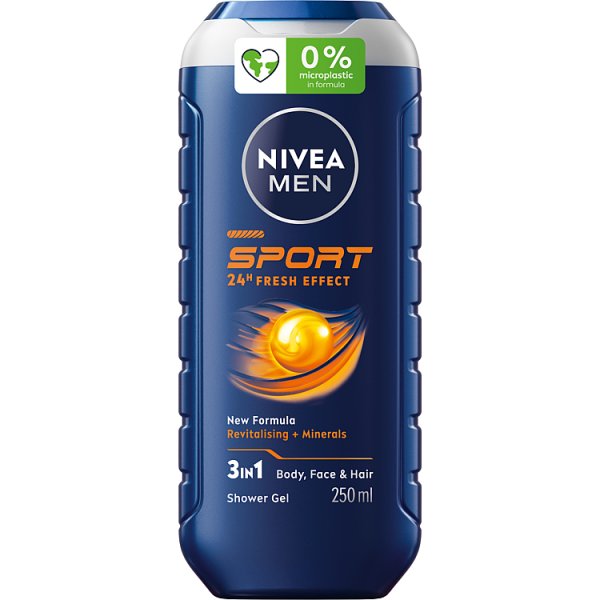 Nivea MEN Sport ŻEL POD Prysznic 3w1 250 ml