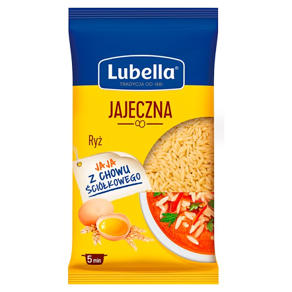 Lubella Jajeczna Makaron ryż 250 g