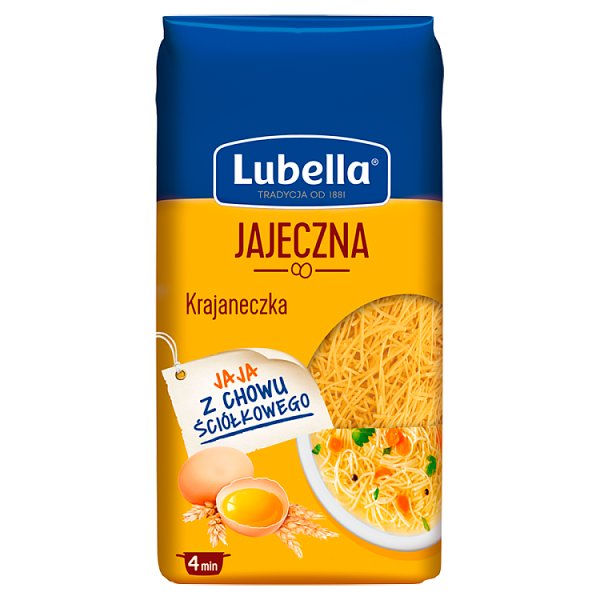 Lubella Jajeczna Makaron krajaneczka 250 g