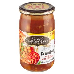 Kuchnia Staropolska XXL Fasolka w sosie pomidorowym 700 g