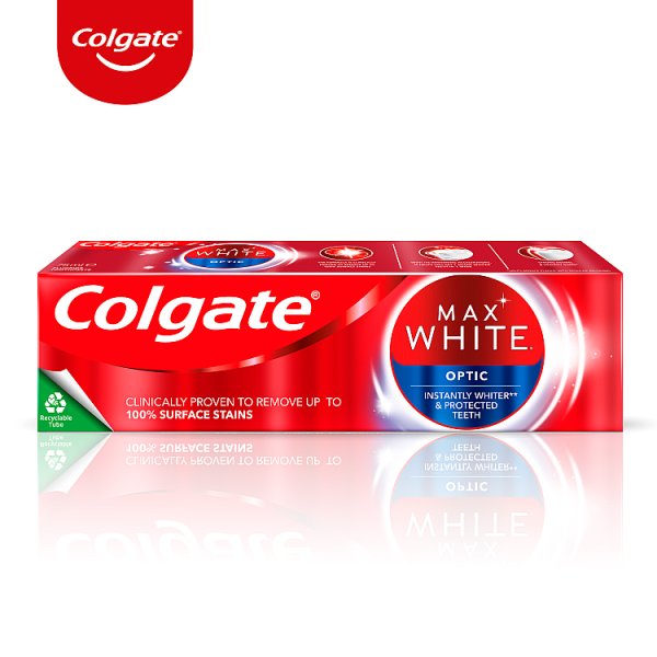 Colgate Max White Optic Wybielająca pasta do zębów natychmiastowy efekt 75 ml