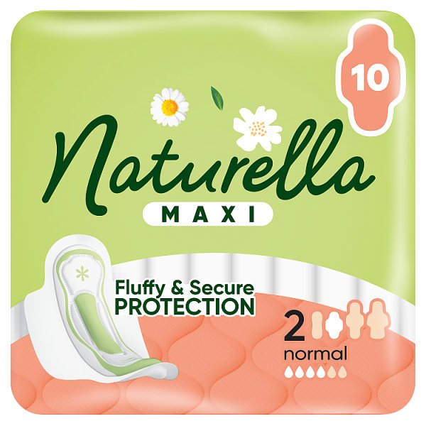 Naturella Classic Normal rozmiar 2 Podpaski ze skrzydełkami, × 10
