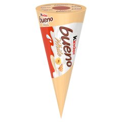 Kinder Bueno White Lody o smaku orzechów laskowych z nadzieniem orzechowym w wafelku 90 ml