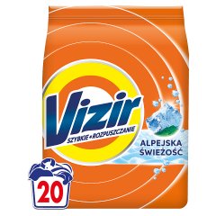 Vizir Proszek Do Prania, Alpine Fresh, 1.1 kg, 20 Prań
