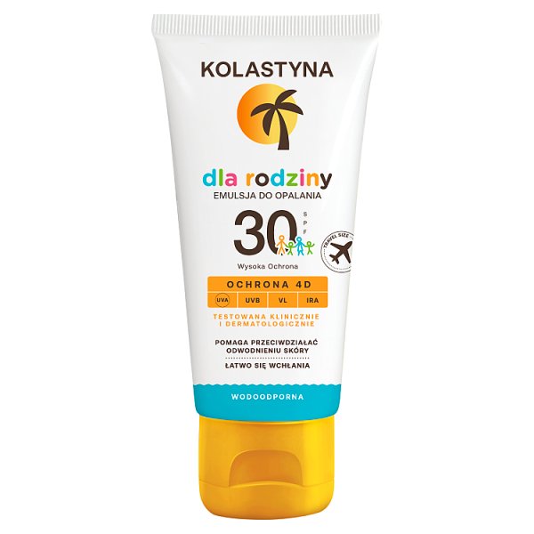 Kolastyna Emulsja do opalania dla rodziny SPF 30 80 ml