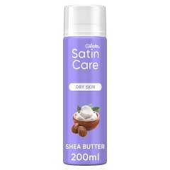 Gillette Satin Care Żel do golenia dla kobiet, Shea Butter Silk, 200ml