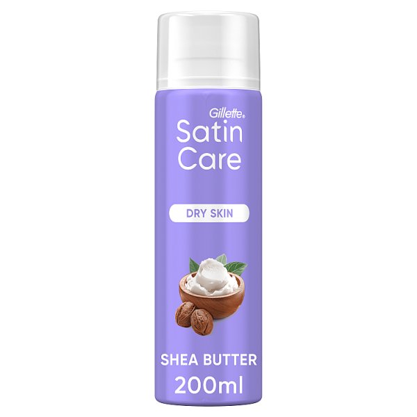 Gillette Satin Care Żel do golenia dla kobiet, Shea Butter Silk, 200ml