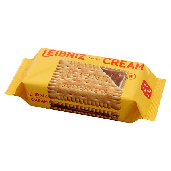 Leibniz Choco Cream Herbatniki maślane z kremem czekoladowym 190 g